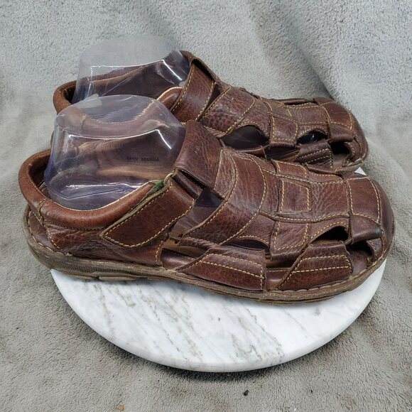 Born Shoes Mens Size 9 M/W Brown Leather Cabot III Sandals - Picture 8 of 9